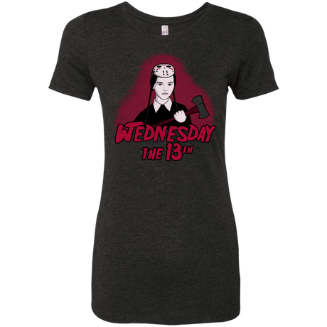 T-Shirts Vintage Black / S Wednesday The 13th Women's Triblend T-Shirt