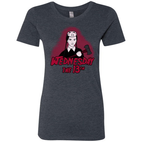 T-Shirts Vintage Navy / S Wednesday The 13th Women's Triblend T-Shirt