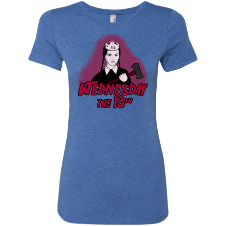 T-Shirts Vintage Royal / S Wednesday The 13th Women's Triblend T-Shirt