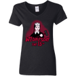 T-Shirts Black / S Wednesday The 13th Women's V-Neck T-Shirt