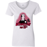 T-Shirts White / S Wednesday The 13th Women's V-Neck T-Shirt