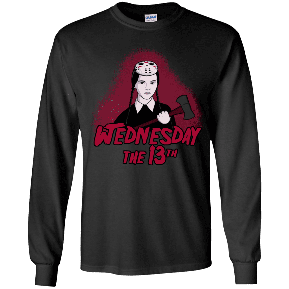 T-Shirts Black / YS Wednesday The 13th Youth Long Sleeve T-Shirt