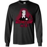 T-Shirts Black / YS Wednesday The 13th Youth Long Sleeve T-Shirt