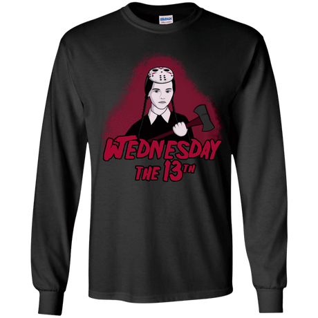 T-Shirts Black / YS Wednesday The 13th Youth Long Sleeve T-Shirt