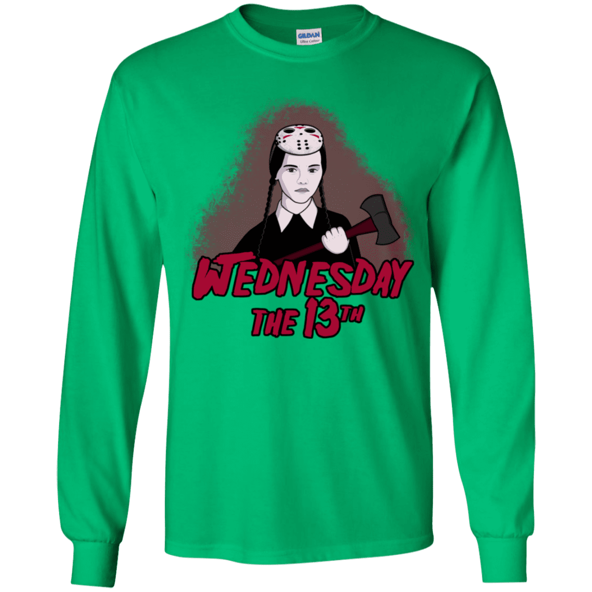 T-Shirts Irish Green / YS Wednesday The 13th Youth Long Sleeve T-Shirt