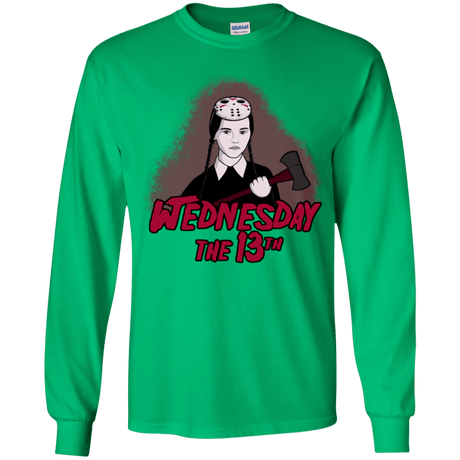 T-Shirts Irish Green / YS Wednesday The 13th Youth Long Sleeve T-Shirt