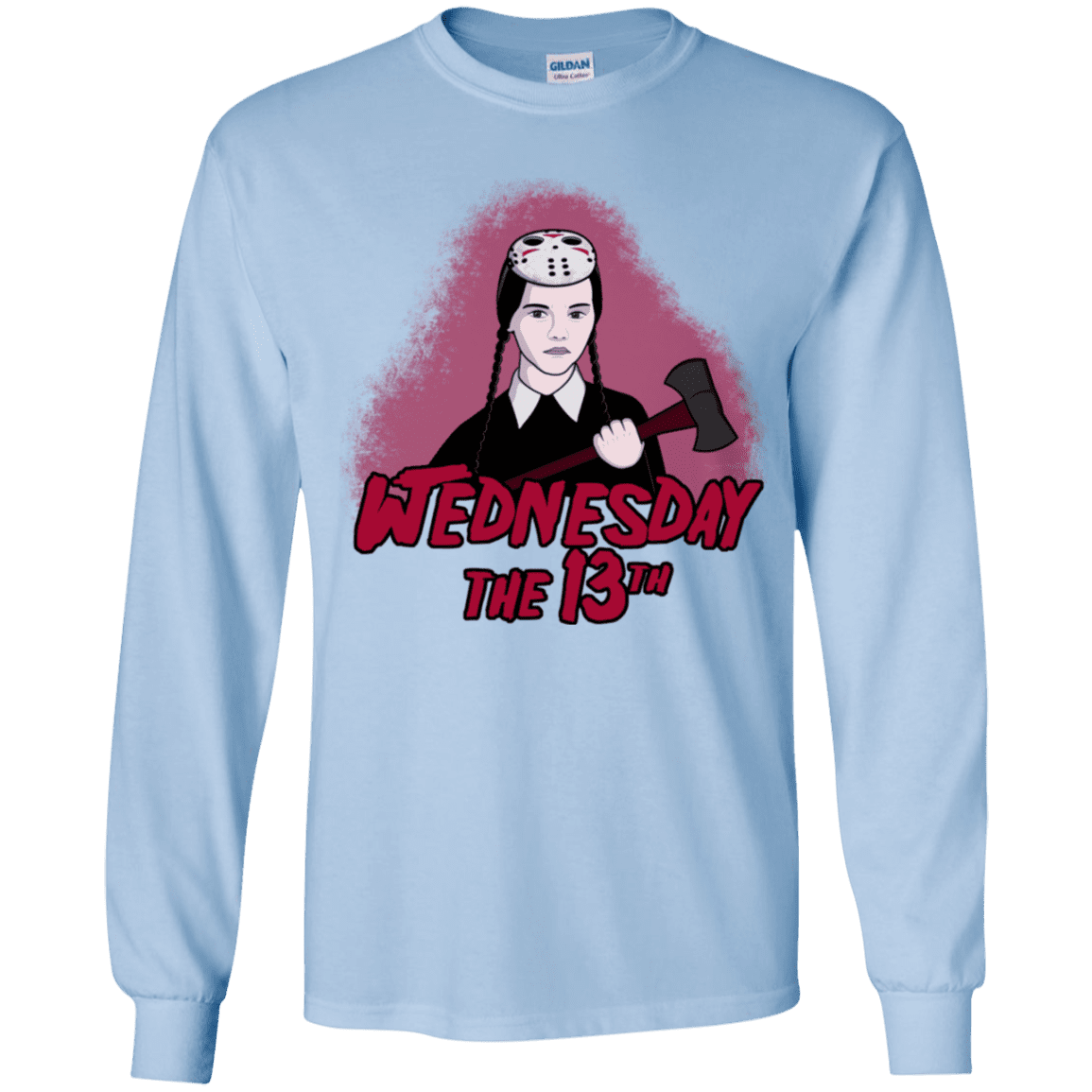 T-Shirts Light Blue / YS Wednesday The 13th Youth Long Sleeve T-Shirt