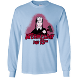 T-Shirts Light Blue / YS Wednesday The 13th Youth Long Sleeve T-Shirt