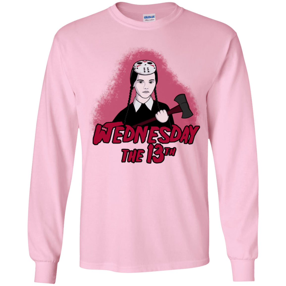 T-Shirts Light Pink / YS Wednesday The 13th Youth Long Sleeve T-Shirt