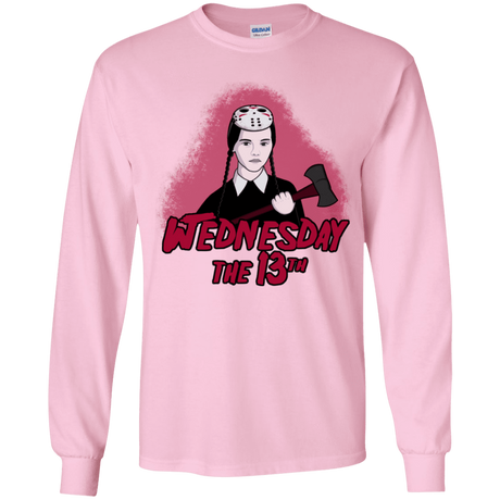 T-Shirts Light Pink / YS Wednesday The 13th Youth Long Sleeve T-Shirt