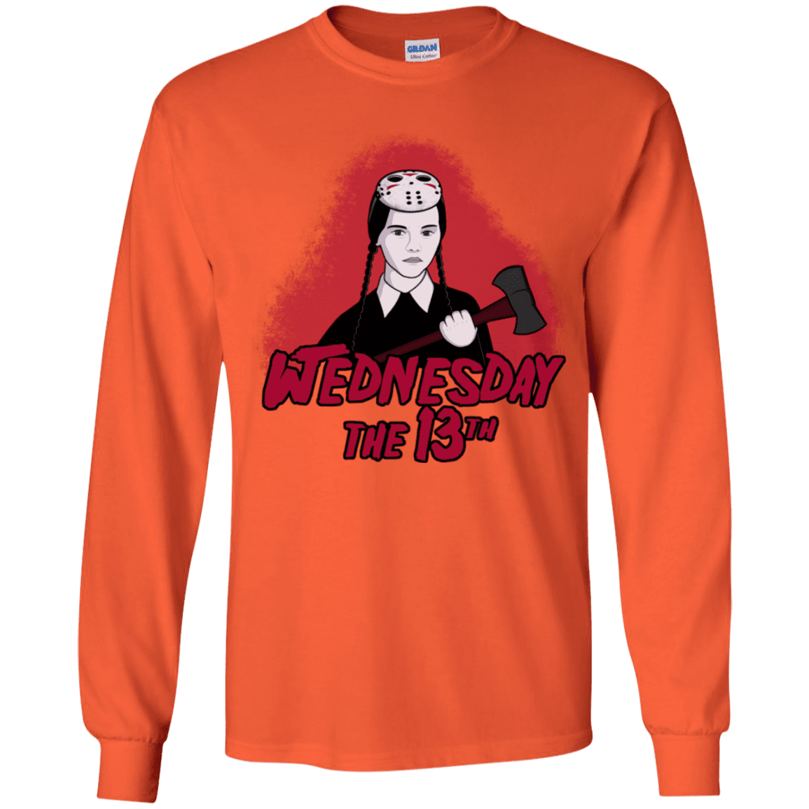 T-Shirts Orange / YS Wednesday The 13th Youth Long Sleeve T-Shirt