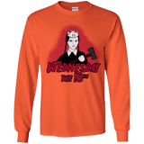 T-Shirts Orange / YS Wednesday The 13th Youth Long Sleeve T-Shirt