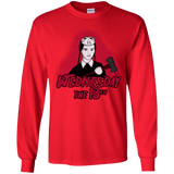 T-Shirts Red / YS Wednesday The 13th Youth Long Sleeve T-Shirt