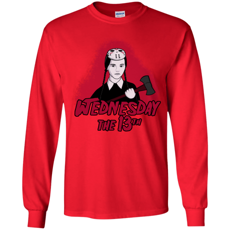 T-Shirts Red / YS Wednesday The 13th Youth Long Sleeve T-Shirt