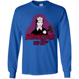 T-Shirts Royal / YS Wednesday The 13th Youth Long Sleeve T-Shirt