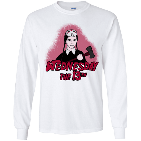 T-Shirts White / YS Wednesday The 13th Youth Long Sleeve T-Shirt
