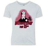T-Shirts Heather White / YXS Wednesday The 13th Youth Triblend T-Shirt