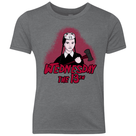 T-Shirts Premium Heather / YXS Wednesday The 13th Youth Triblend T-Shirt
