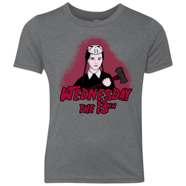 T-Shirts Premium Heather / YXS Wednesday The 13th Youth Triblend T-Shirt