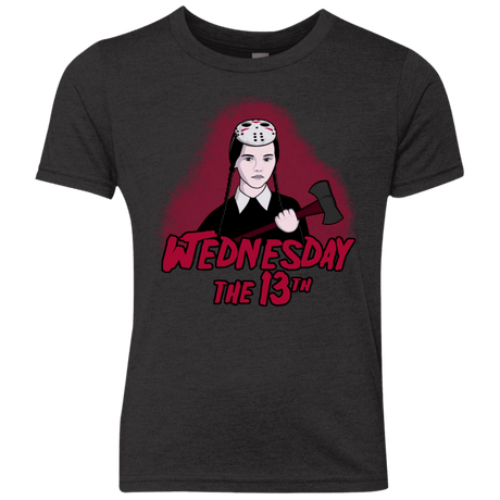 T-Shirts Vintage Black / YXS Wednesday The 13th Youth Triblend T-Shirt