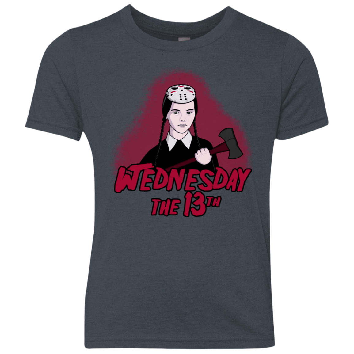 T-Shirts Vintage Navy / YXS Wednesday The 13th Youth Triblend T-Shirt