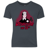 T-Shirts Vintage Navy / YXS Wednesday The 13th Youth Triblend T-Shirt
