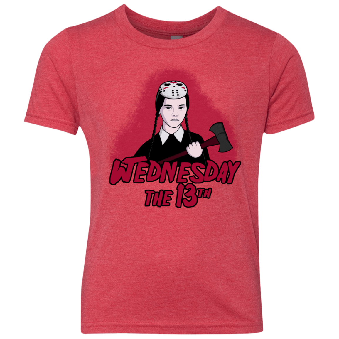 T-Shirts Vintage Red / YXS Wednesday The 13th Youth Triblend T-Shirt