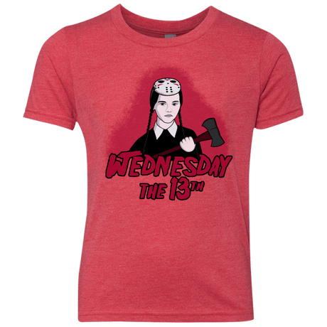 T-Shirts Vintage Red / YXS Wednesday The 13th Youth Triblend T-Shirt