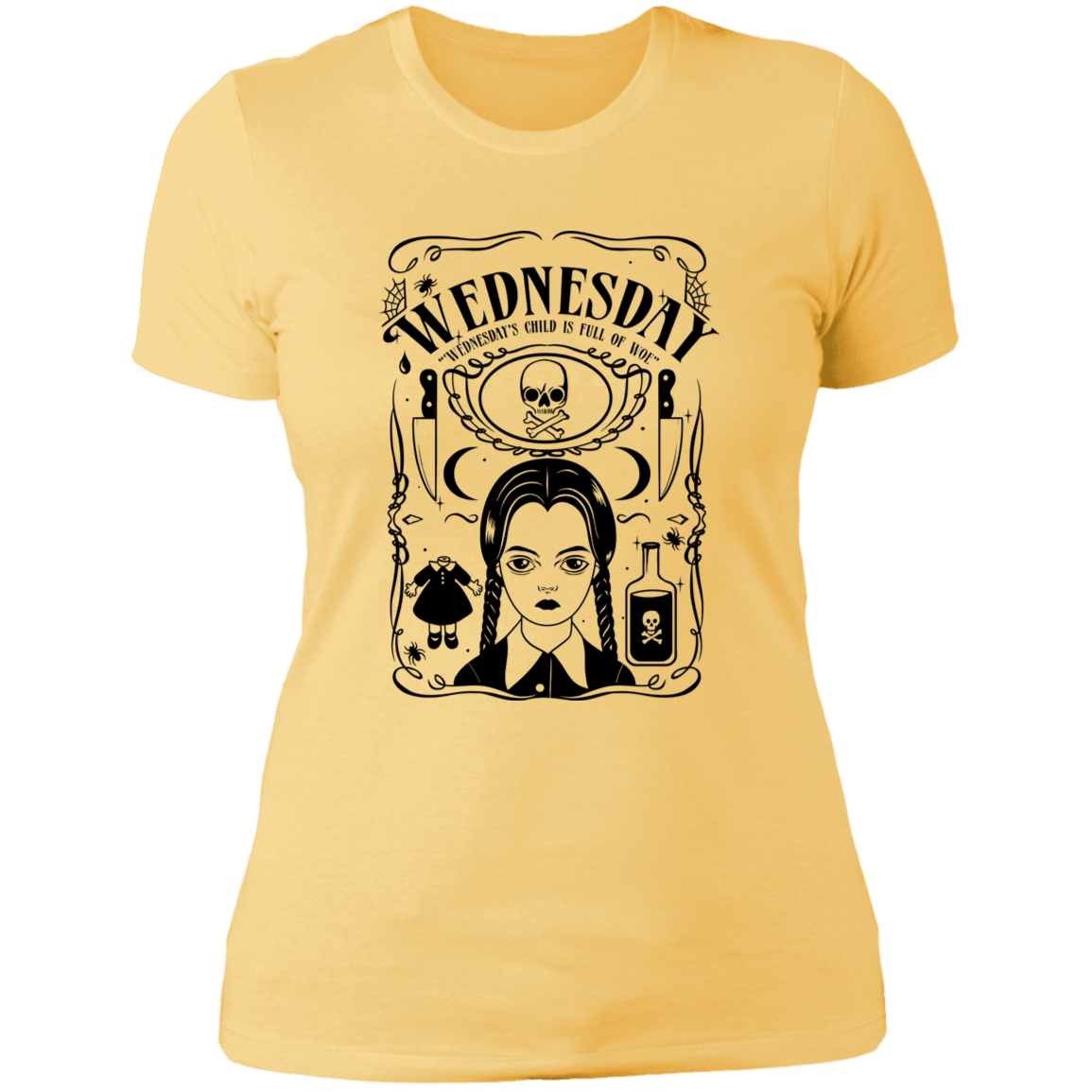 T-Shirts Banana Cream/ / S Wednesday Women's Premium T-Shirt