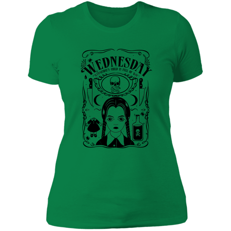 T-Shirts Kelly Green / S Wednesday Women's Premium T-Shirt