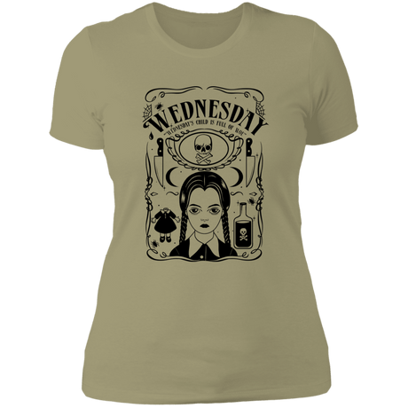 T-Shirts Light Olive / S Wednesday Women's Premium T-Shirt
