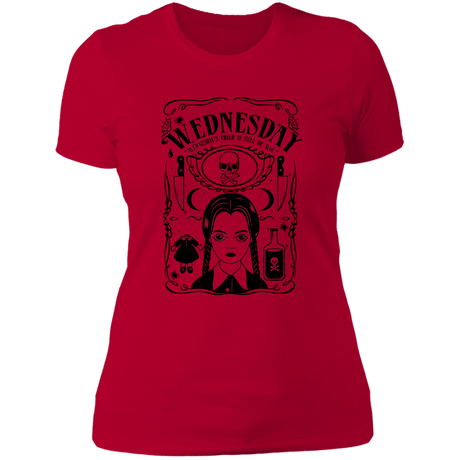 T-Shirts Red / S Wednesday Women's Premium T-Shirt
