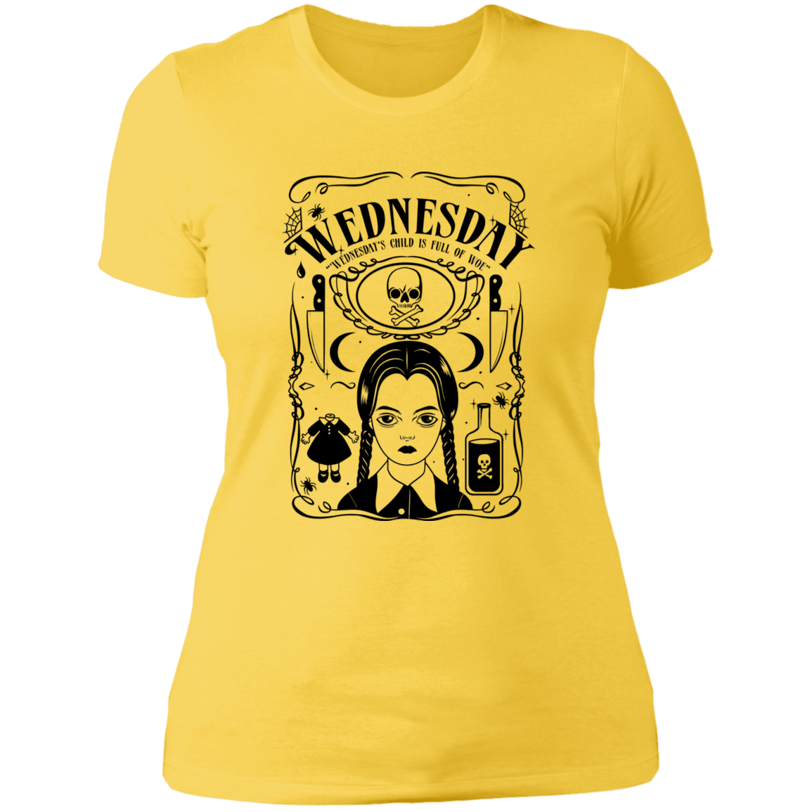 T-Shirts Vibrant Yellow / S Wednesday Women's Premium T-Shirt