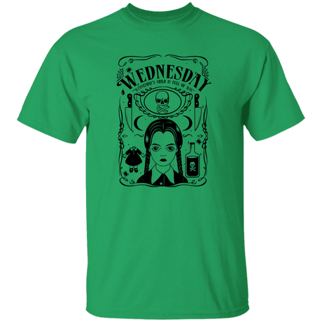 T-Shirts Irish Green / YXS Wednesday Youth T-Shirt
