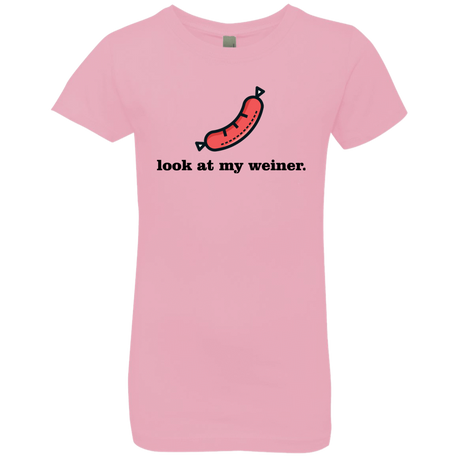 T-Shirts Light Pink / YXS Weiner Girls Premium T-Shirt
