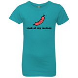T-Shirts Tahiti Blue / YXS Weiner Girls Premium T-Shirt