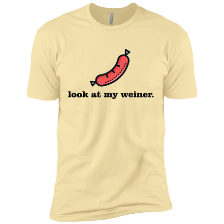 T-Shirts Banana Cream / X-Small Weiner Men's Premium T-Shirt