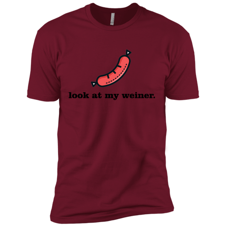 T-Shirts Cardinal / X-Small Weiner Men's Premium T-Shirt