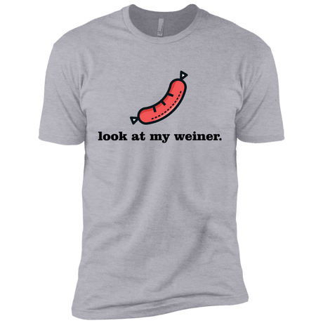 T-Shirts Heather Grey / X-Small Weiner Men's Premium T-Shirt