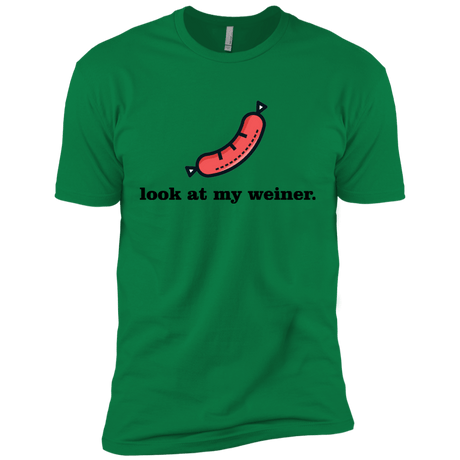 T-Shirts Kelly Green / X-Small Weiner Men's Premium T-Shirt