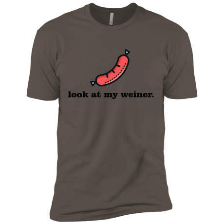 T-Shirts Warm Grey / X-Small Weiner Men's Premium T-Shirt