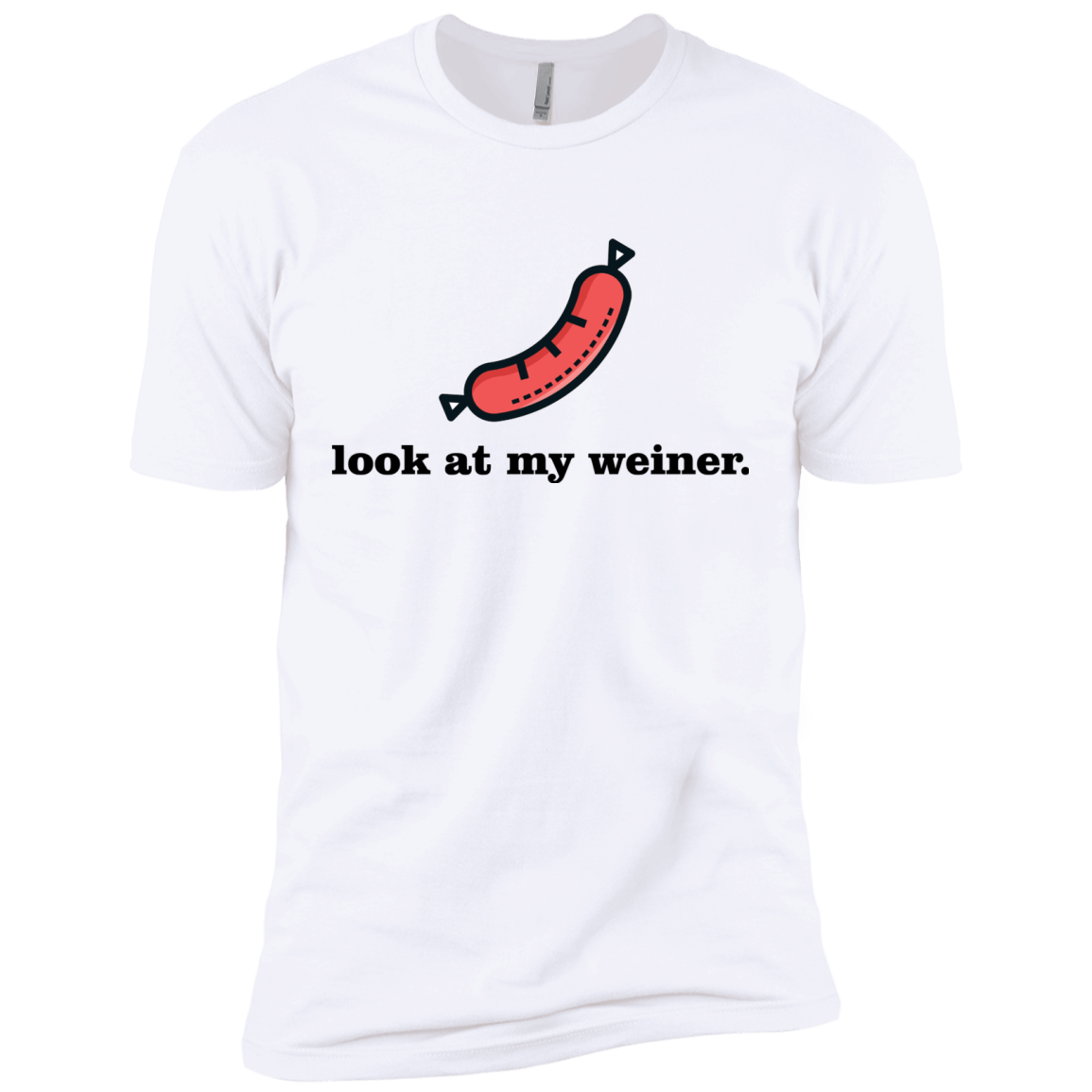 T-Shirts White / X-Small Weiner Men's Premium T-Shirt