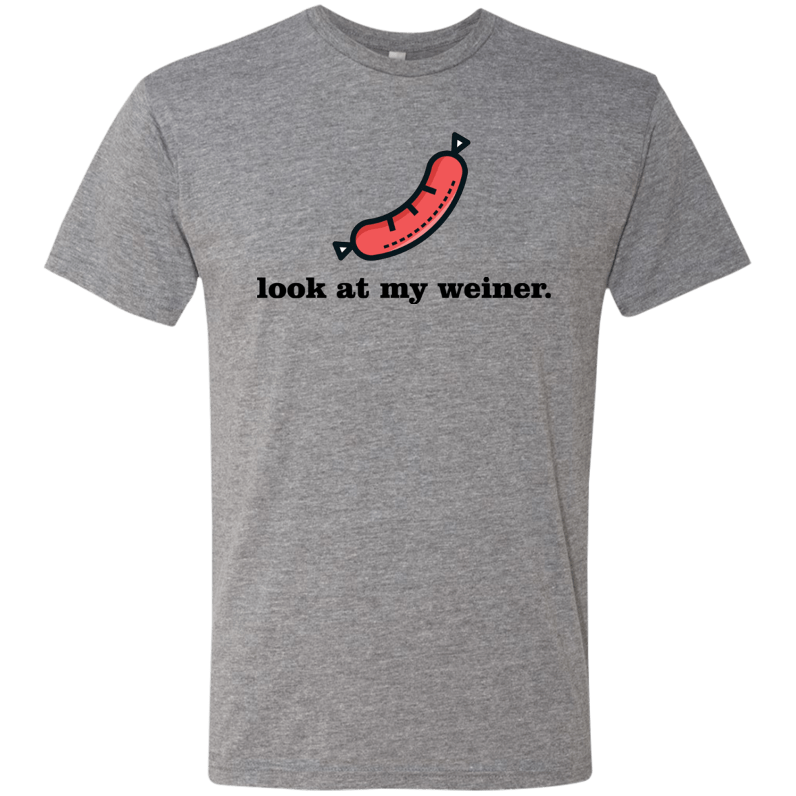 T-Shirts Premium Heather / Small Weiner Men's Triblend T-Shirt