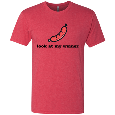 T-Shirts Vintage Red / Small Weiner Men's Triblend T-Shirt