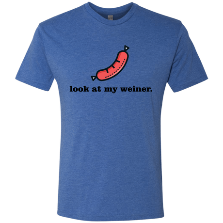 T-Shirts Vintage Royal / Small Weiner Men's Triblend T-Shirt