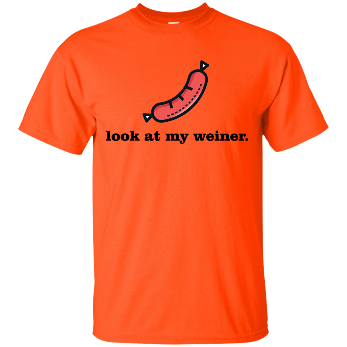 T-Shirts Orange / Small Weiner T-Shirt