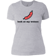 T-Shirts Heather Grey / X-Small Weiner Women's Premium T-Shirt