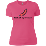 T-Shirts Hot Pink / X-Small Weiner Women's Premium T-Shirt