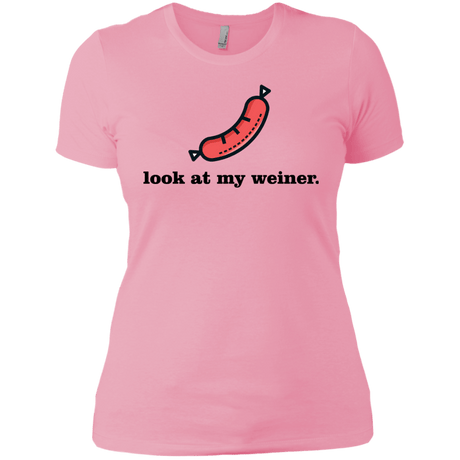 T-Shirts Light Pink / X-Small Weiner Women's Premium T-Shirt