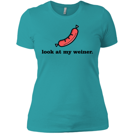 T-Shirts Tahiti Blue / X-Small Weiner Women's Premium T-Shirt